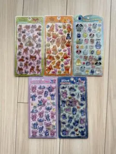 ボンドロ　プチドロ　うるちゅる　シール　ディズニー　mojojojo 5種セット