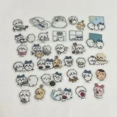新品　ちいかわ　韓国限定　おはじきシール　クリアシール　各1枚30枚セット