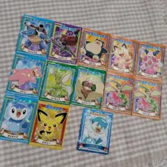 丸美屋　ポケモン　キラキラシール　セット13枚のサムネイル