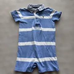 ラルフローレン Ralph Lauren ポロシャツ風ロンパース 6M 70
