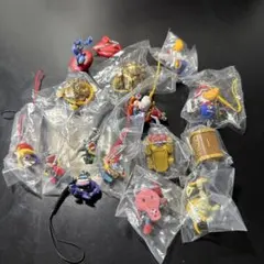 キャラクター ストラップ付きフィギュアセット16個　ヤッターマン