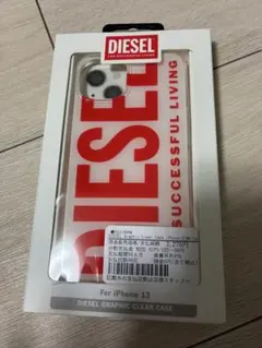 DIESEL iPhone 13 グラフィッククリアケース ホワイトのサムネイル