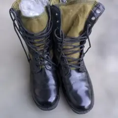 米軍USA製コンバットブーツ黒 8Rミリタリー USARMY1967 アメリカ軍