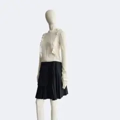 ADEAM アディアム スカート プリーツ ブラックNANA SKIRTのサムネイル
