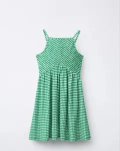 新品　ZARA KIDS チェック柄キャミワンピース