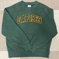 GAP 1969 トレーナー M ダークグリーン