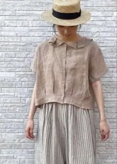 未使用【ルミネ立川限定】リネンレースモチーフのみ Sグレー サマンサ