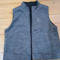 キッズ用　ベスト グレー・ブラック