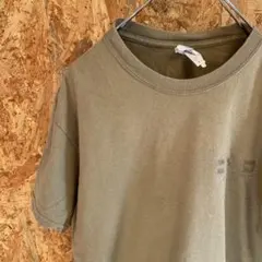 AE9408 90‘US古着 半袖Tシャツ カーキ メンズ M ポス
