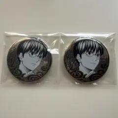 銀魂展 銀魂 シルバーソウル缶バッジ 志村新八