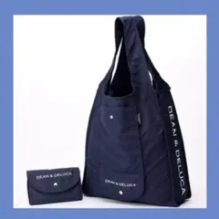 新品 DEAN＆DELUCA エコバッグ トートバッグ 岡山限定品 ネイビー