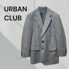 アーバンクラブ グレンチェック テーラードジャケット ウール　オフィス