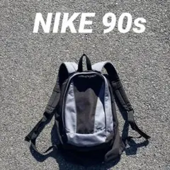 NIKE 90s backpack archive tec y2k 刺繍 黒