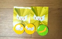 めろんぱーかー　かもめ　缶バッチ＋ブロマイド