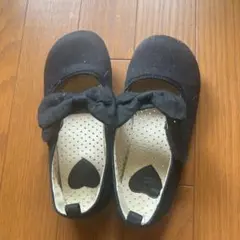 値下げ！黒 リボン付き フォーマルシューズ　20.0cm