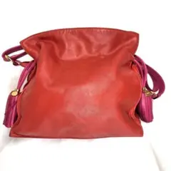 196)ロエベ フラメンコ ショルダーバッグ タッセル LOEWE ロエベ フラメンコ ショルダーバッグ ブラック タッセル