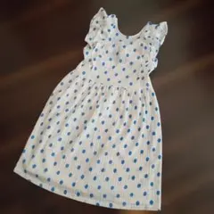 ZARA　水玉模様ノースリーブワンピース 150