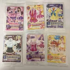 セブンイレブン アイカツカード 復刻 初代 ステージトップス 6枚セット