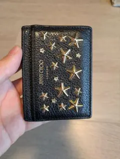 JIMMY CHOO ブラック レザー カードケース 名刺入れ - メルカリ