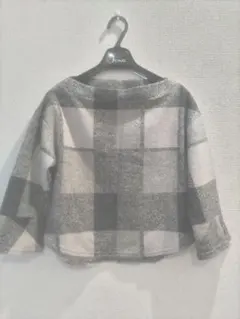 チェックのカットソー