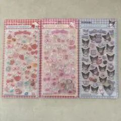 ボンボンドロップシール　サンリオ第2弾　赤キティ　ピンクキティ　クロミ