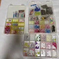 アクアビーズクラフトセット ハート型収納ケース付き 図案たくさん 
