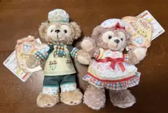 新品タグ付　ハートウォーミング　ダッフィー シェリーメイ ぬいぐるみバッチセット