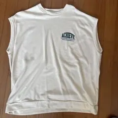 ACHIEVE ノースリーブベスト ホワイト