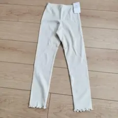【タグ付き未使用品】ever closet スパッツ 130cm アイボリー