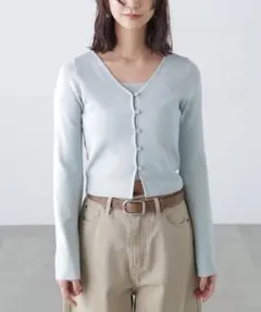 フリーズマート　キャミレイヤードニットカーディガン