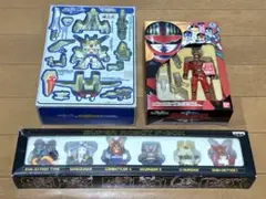 バンプレストとバンダイのおもちゃ3種
