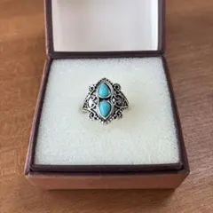 ヴィンテージ風トルコ石リング 【匿名配送】【即購入OK】【新品未使用】