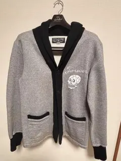 Only Forever スカル刺繍カーディガン