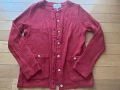 ノーザントラック トップス カーディガン ニット 赤