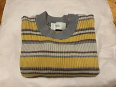 AZUL BY MOUSSY マルチボーダー 半袖ニット M