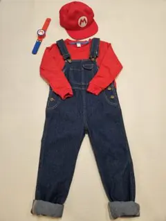 【USJ公式グッズ付】マリオ コスプレ 120cm フルセット