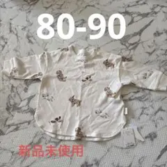 【新品未使用】　ジェラートピケ　ジェラピケ　80-90 ベビーパジャマ