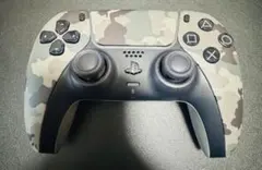 PS5 DualSense ワイヤレスコントローラー グレーカモフラージュ