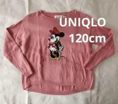 UNIQLO⭐︎Disneyミニーマウス コットンセーター120cmピンク