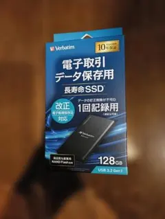 未開封　Verbatim 長寿命SSD 128GB USB 3.2 Gen 1のサムネイル