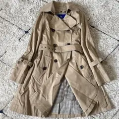 【美品✨】バーバリーブルーレーベル　トレンチコート　ベージュ　ベルト付　40のサムネイル