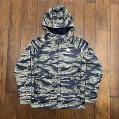 BURTON バートン 撥水 ジップアップパーカー 迷彩 カモフラ キッズM