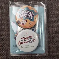 ディズニーミセスグリーンアップル　ステッカーカンバッジセット　ミニー　新品