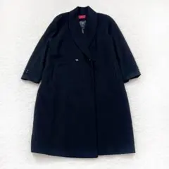 ⭐︎ 美品 ⭐︎ カシミヤコート ロング レディース ブラック XL相当