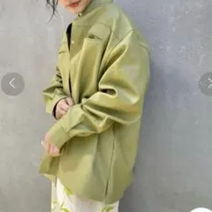 Kastane＊フェイクレザージャケット