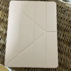 【3coins】iPadケース トライフォールドカバー 軽量 ピンク