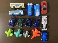 ミニカー 飛行機 ボート　乗り物 おもちゃ まとめ売り 15点セット