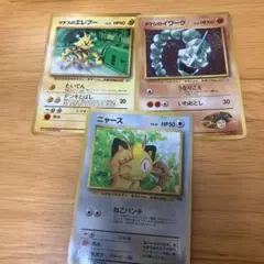 旧裏　ニャース　マチスのエレブー　タケシのイワーク