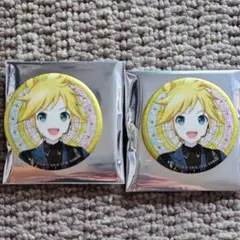 プロセカ あんスタ グリッター缶バッジ B 鏡音レン ２個セット