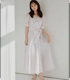 Vienna Volume Sleeve Shirt Dress M - メルカリ